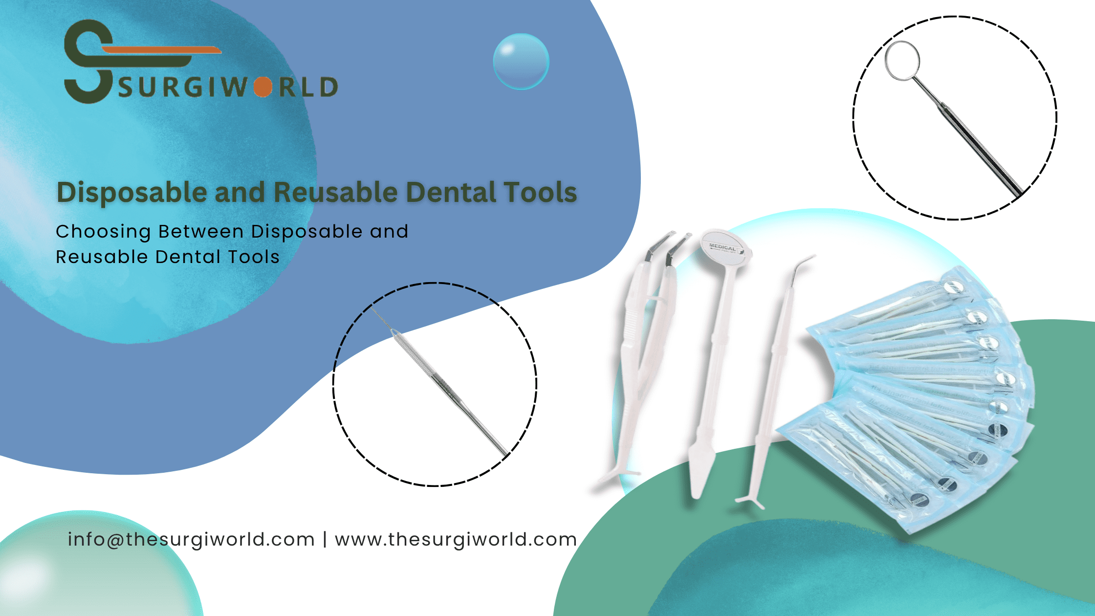 disposal and reuseable dental tools