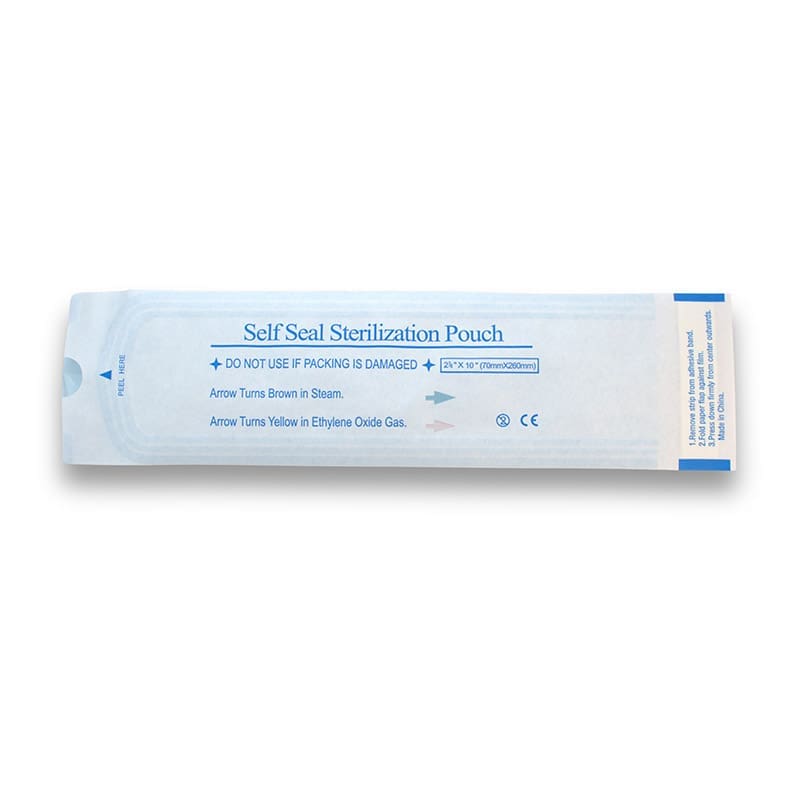 Self Seal Sterilization Pouches 3.5"x10" – Color Indicator - Image 2